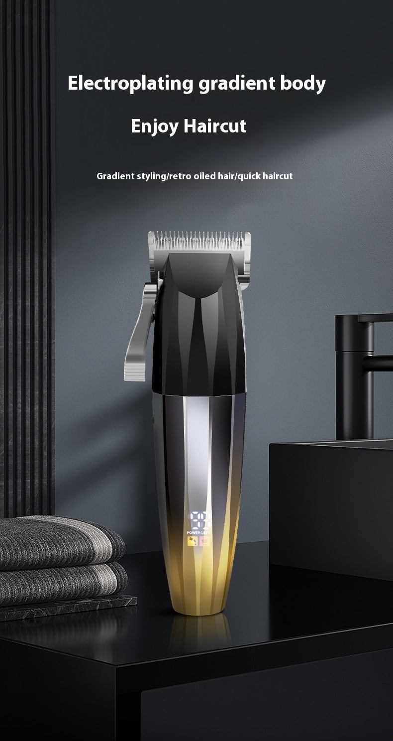LCD Digital Display High Power Electric Hair Clipper Hair Salon Household Men