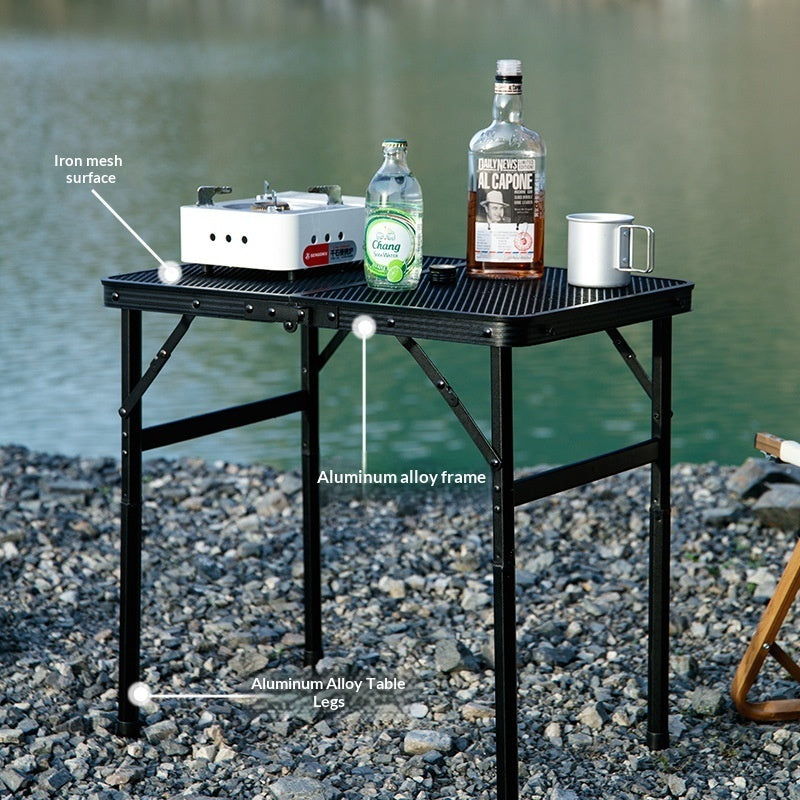 Portable Ultra-light Aluminum Alloy Foldable Picnic And Camping Table