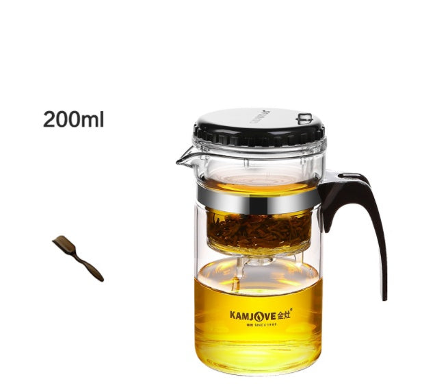 Heat Resistant Glass Filter Elegant Cup Teapot