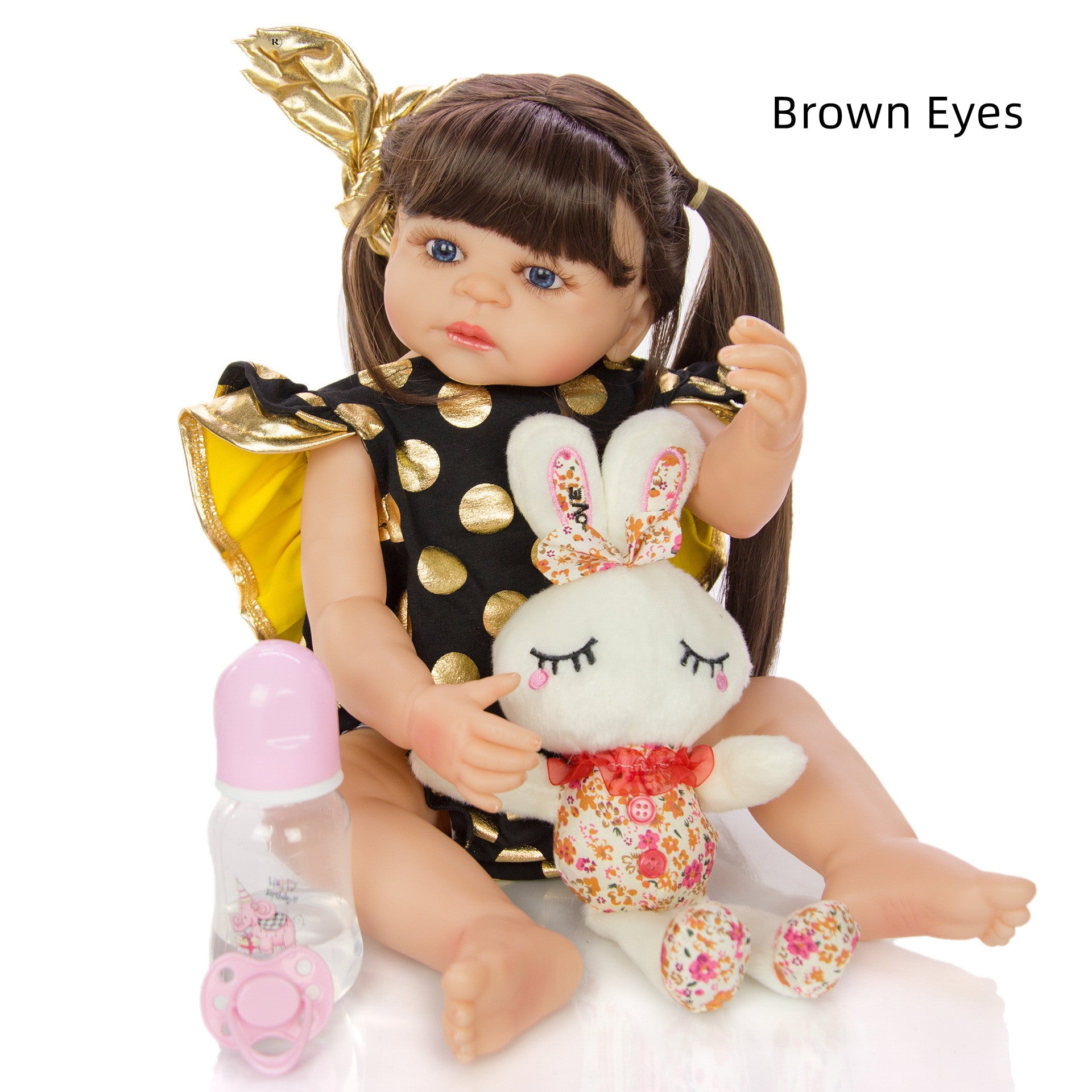 Full Silicone Reborn Doll Girl Simulation Baby