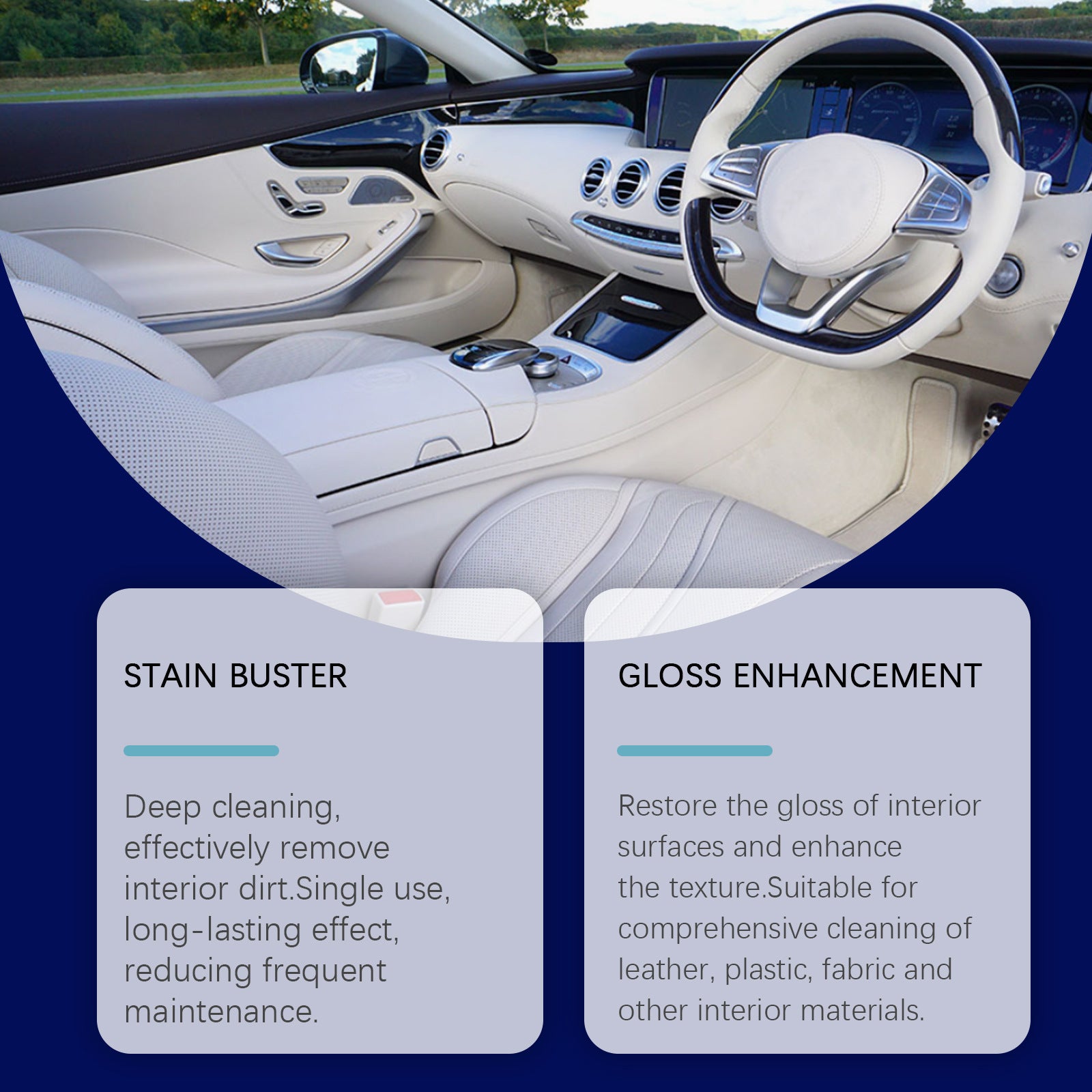 Multifunctional Car Interior Foamed Cleaner