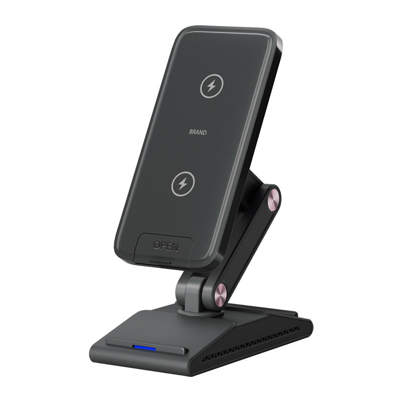 Three-in-one Folding Wireless Phone Charger