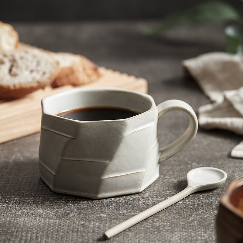 Japanese Style Handmade Vintage Ceramic Coffee Cup