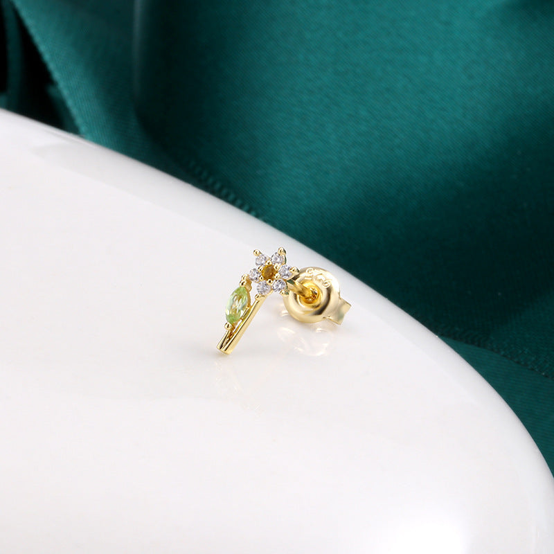 Dunli Jewelry Simple Personality Small Stud Earrings Set For Women
