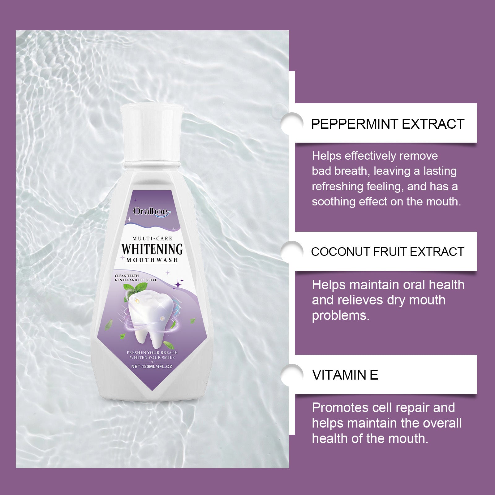 Clean Mint Beautiful Tooth Mouthwash