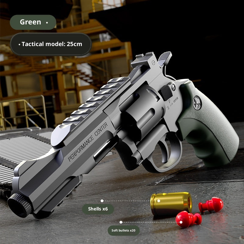Revolver Soft Bullet Gun ZP5 Pistol Mechanical Boy Toy