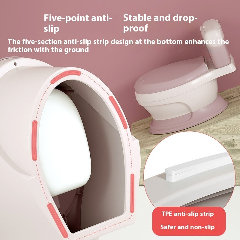 Plus-sized Baby Toilet Can Put Garbage Bags For Children Aged