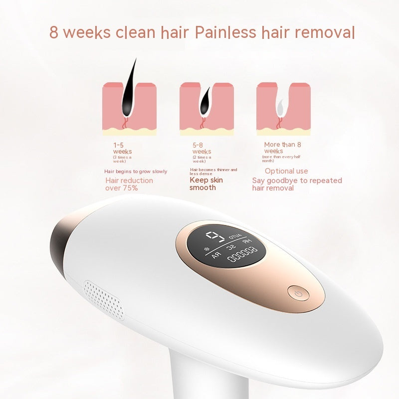Household Photon Laser Hair Removal Device Painless Unisex Arm Armpit Hair Removal