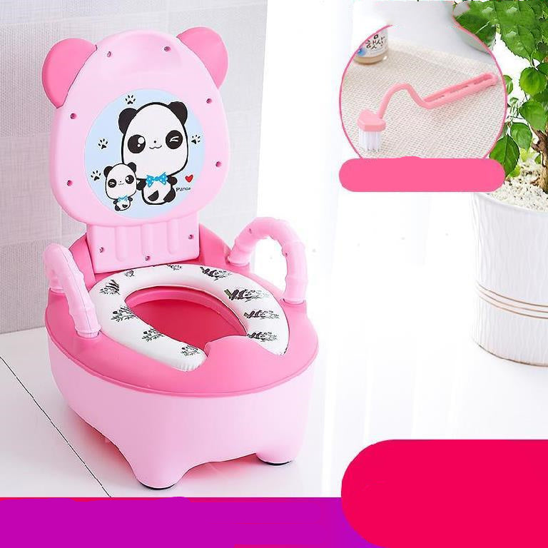 Male Baby Sits On A Toilet Special For Children''s Artifact
