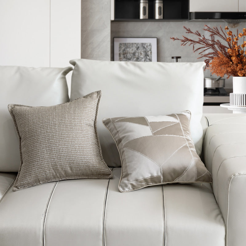 Modern Simple Jacquard Sofa Pillow