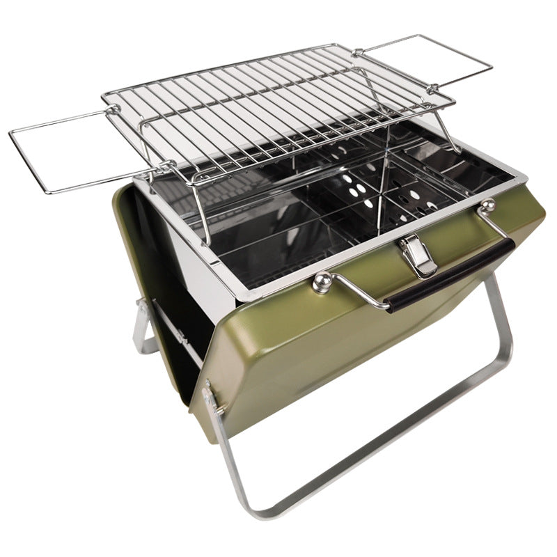 Barbecue pliant portable d'extérieur pour la maison
