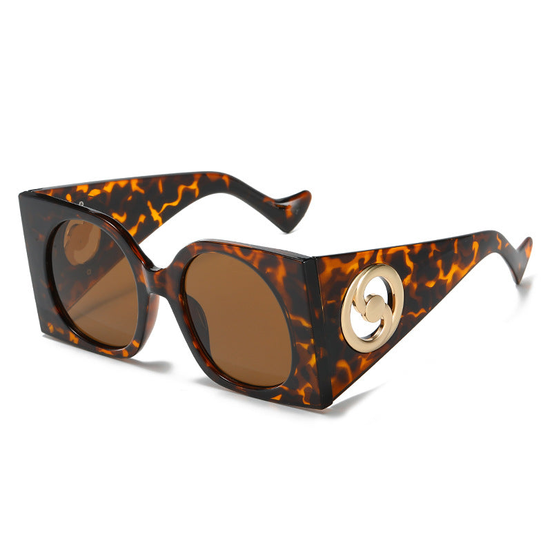 European And American Large Frame Women's Sunglasses