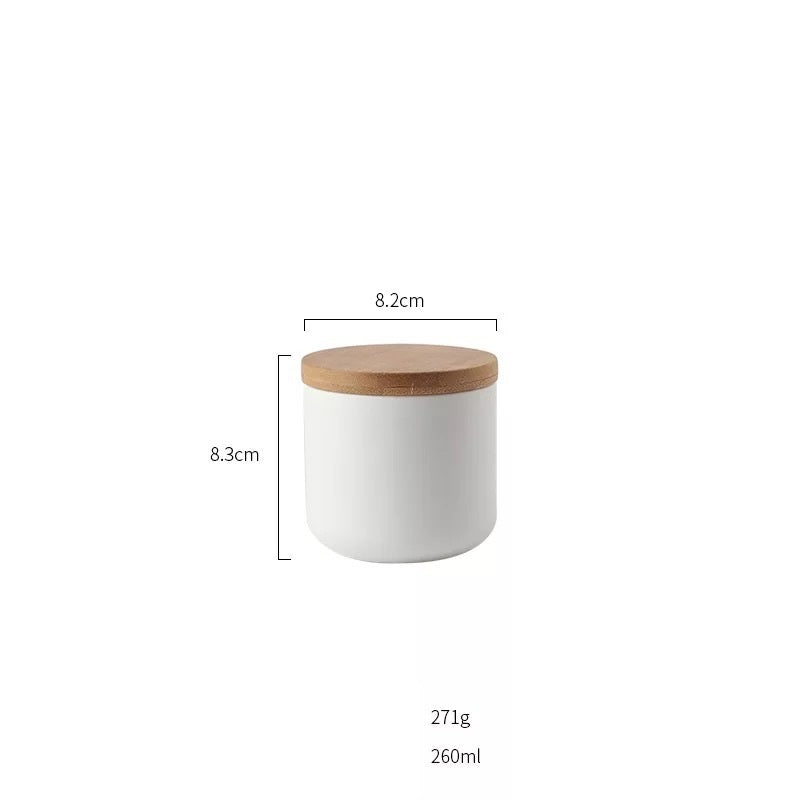 Household Fashion Storage Ceramic Seasoning Jar