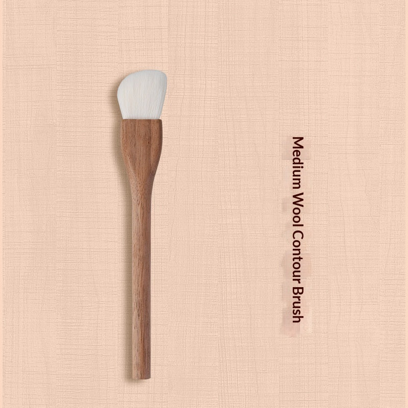 H Set Brush Vintage Soft Black Walnut Makeup Brush