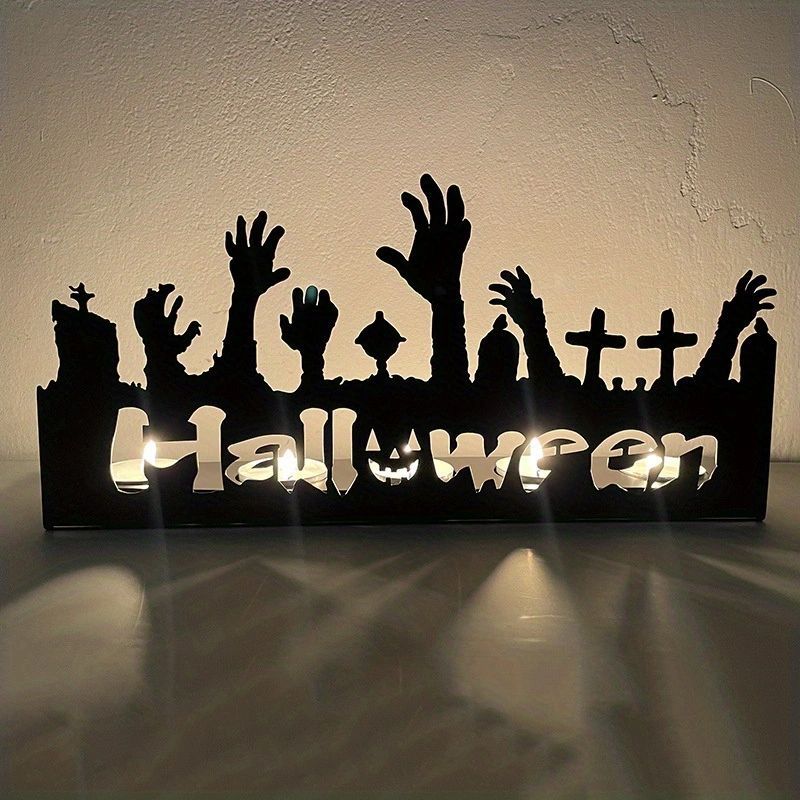 Skeleton Candle Holder Metal Iron Crafts Home Decor Candle Holders Candle Stick Holder Home Decoration