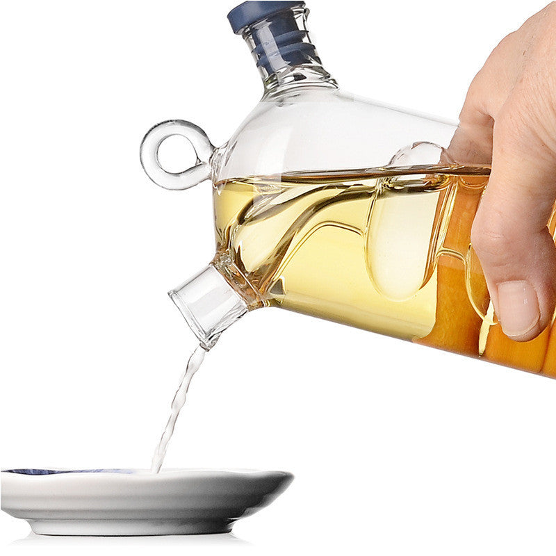 Creative Double-layer Restaurant Kitchen Supplies Soy Sauce Vinegar Bottle Oiler