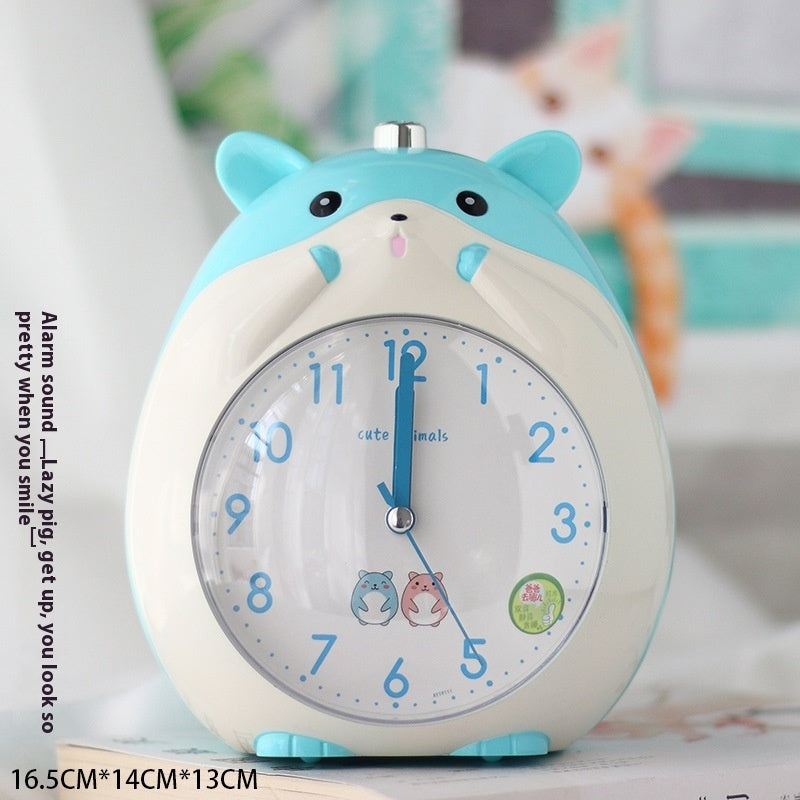 Student Cute Creative Multi-function Mute Bedside Luminous Lazy Alarm Clock