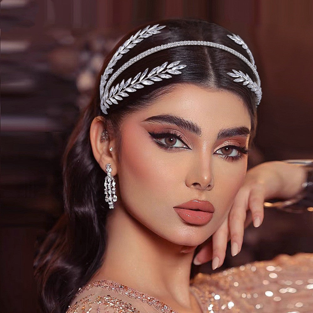 Wedding Dress Accessories Bride Headwear Rhinestone Hair Band