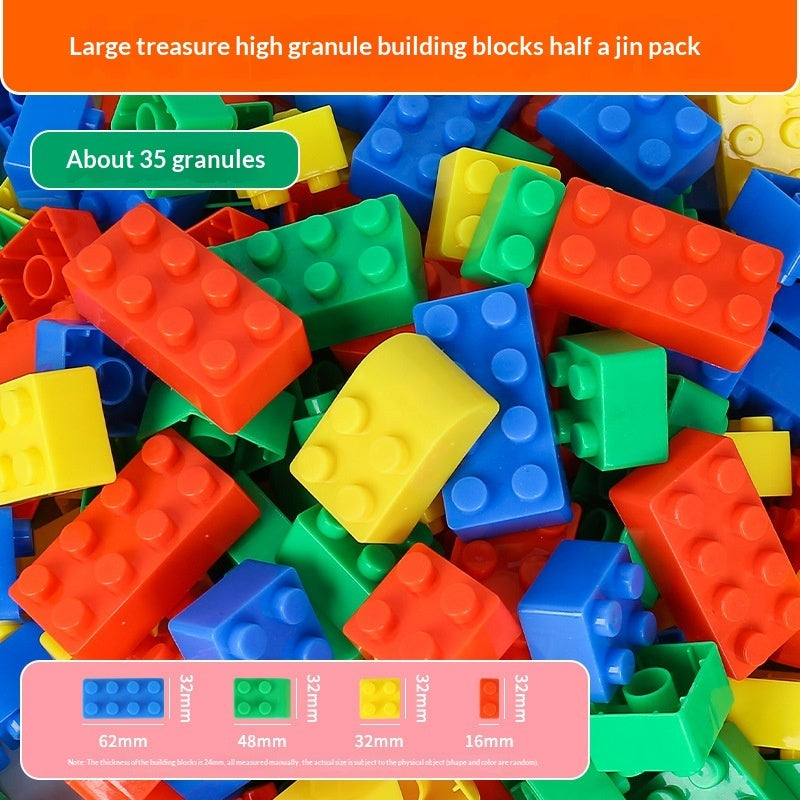 Baby Building Block Toys Large Pieces Loose-packed