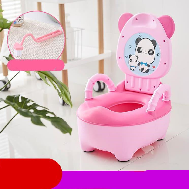 Male Baby Sits On A Toilet Special For Children''s Artifact