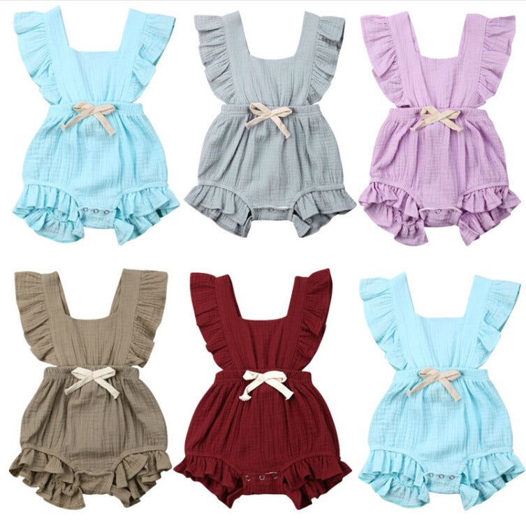 Baby Summer Sweet Bubble Cotton Rompers