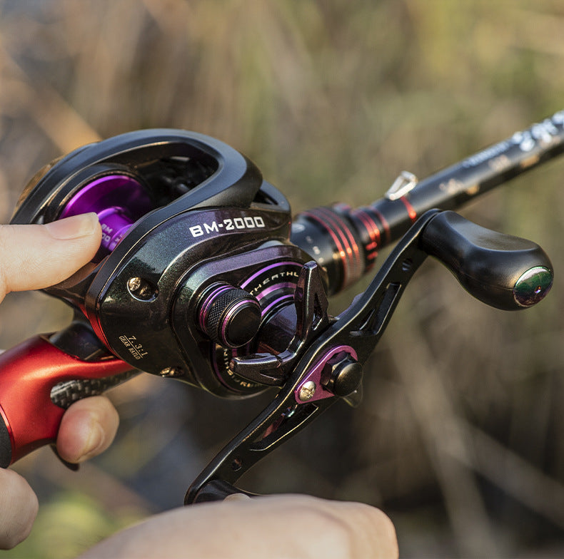 Colorful Strong Magnetic Brake Water Drop Fishing Wheel Fishing Gear