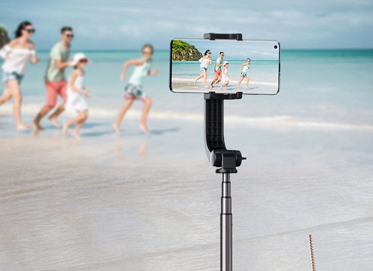 Single Axis Bluetooth Folding Stand Selfie Stabilizer Black