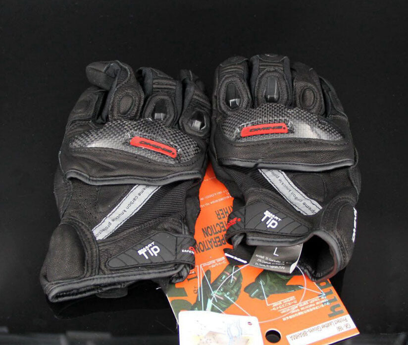 Racing Anti Drop Anti Skid Leather Gloves