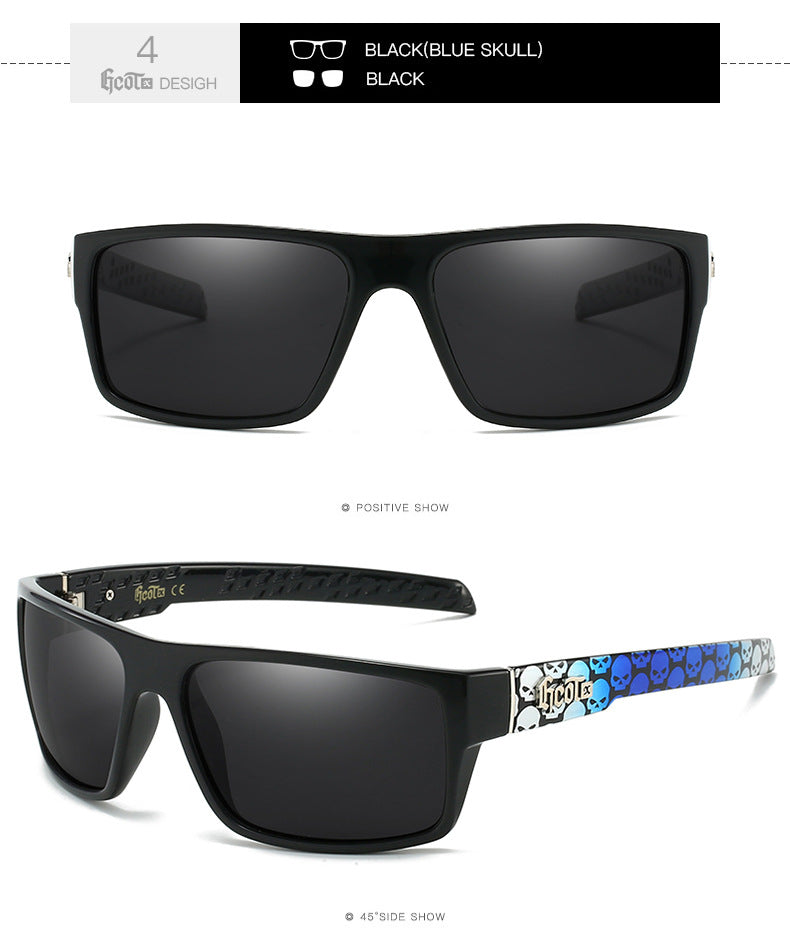 Motorcycle Bandit Style Hip Hop Fashion West Coast Polarized Sunglasses