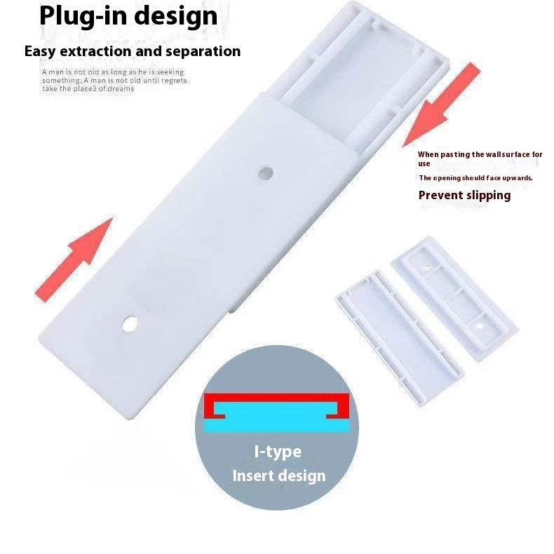 Power Strip Holder Cord Manager Adhesive Punch-free