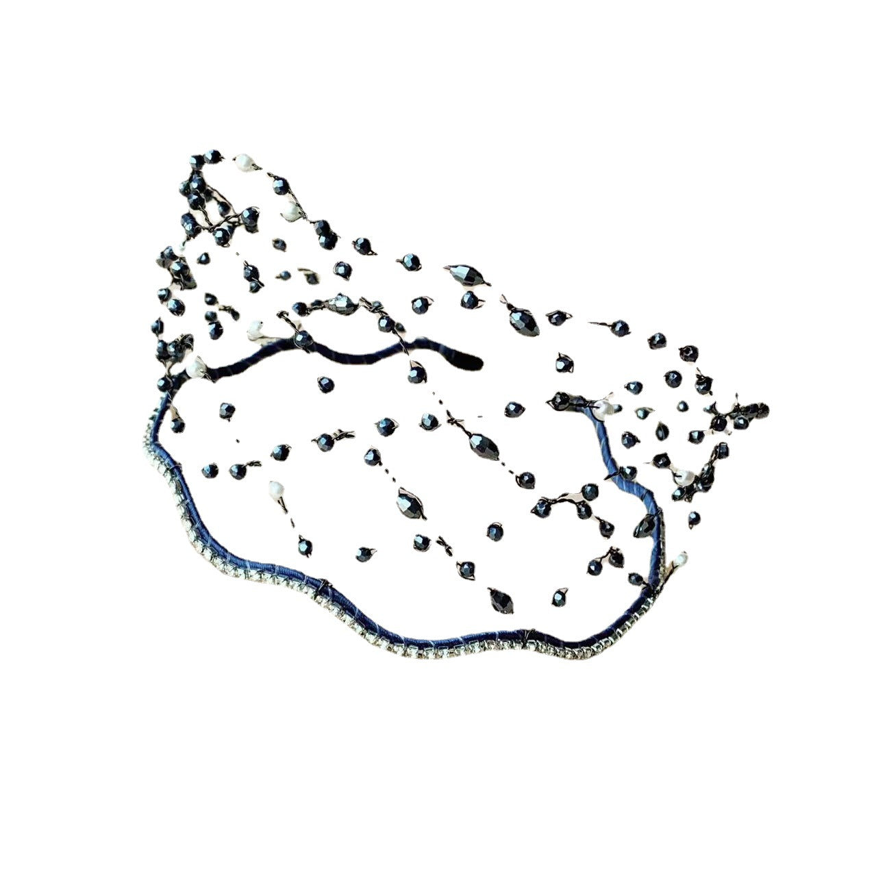 Handmade Beaded Hair Hoop In Korean Version Woven