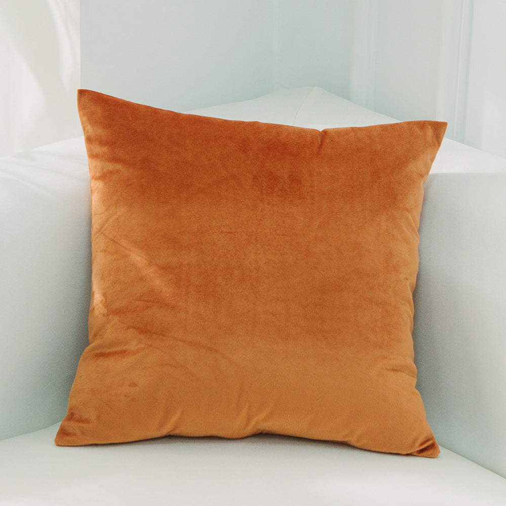 Coussin de canapé en daim hollandais, coussin lombaire de bureau, oreiller de tête de lit en velours