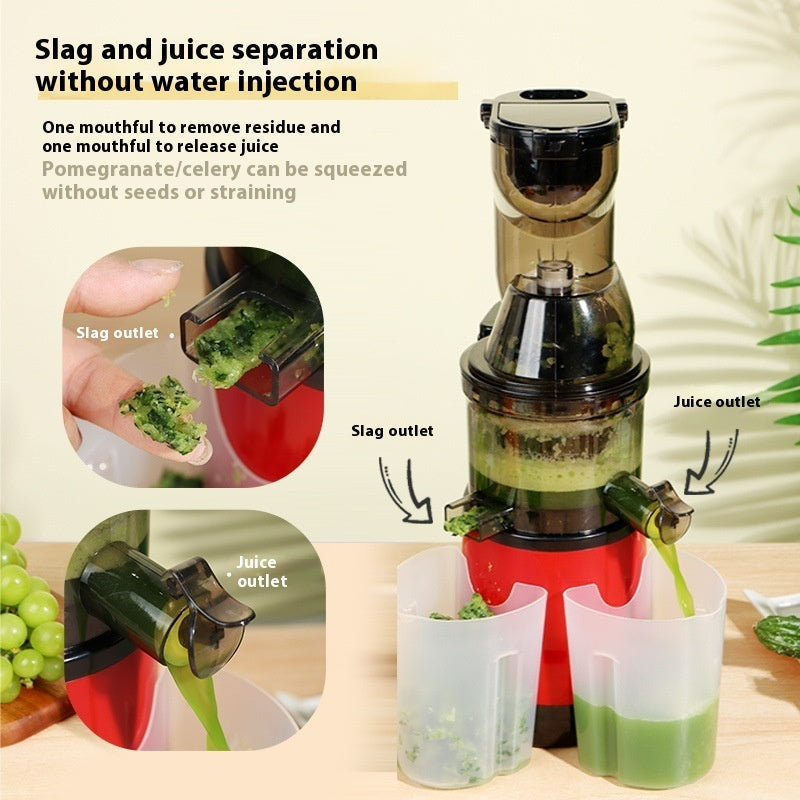 Extracteur de jus multifonction ménager à large goulot avec séparation du jus et de la pulpe