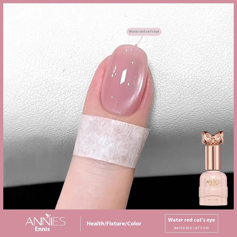 Micro Glass Bead Cat's Eye Gel Nail Polish Icy Cat Eye Gel Polish Nail Art