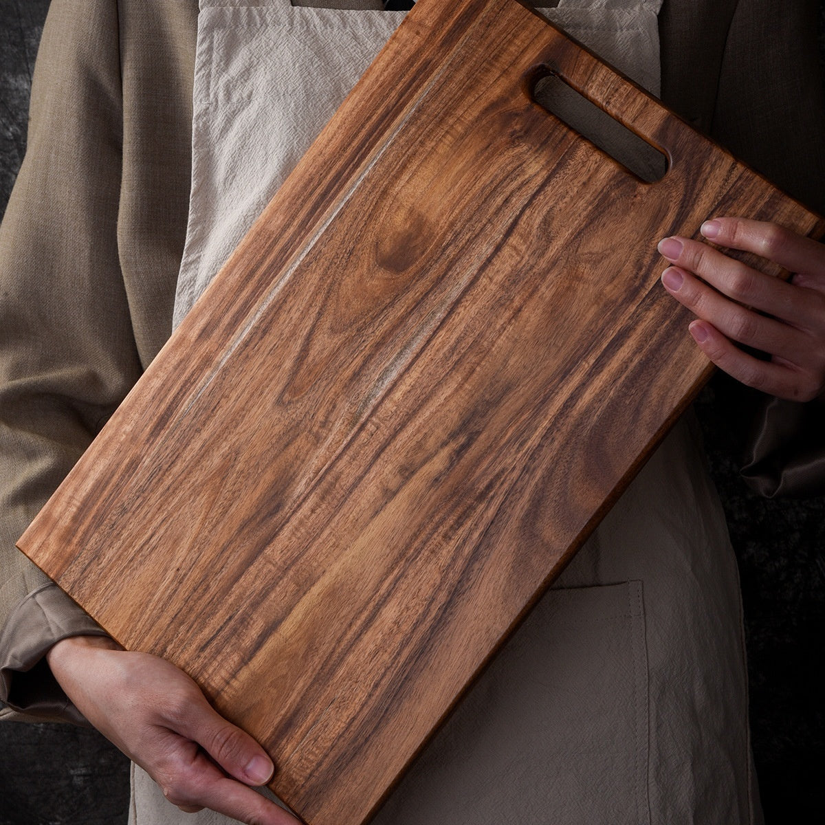 Square Acacia Mangium Large Simplicity Chopping Board Steak Cutting Household