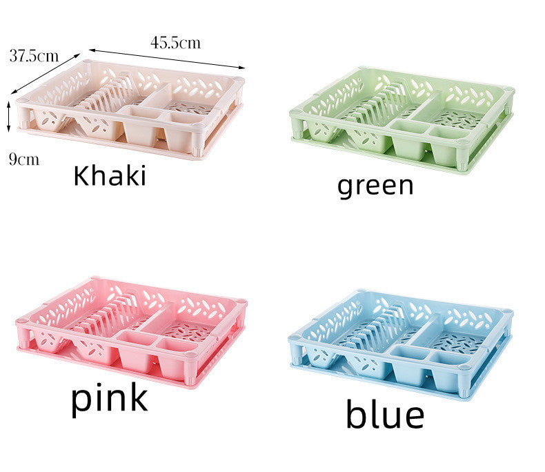 Double Layer Drainage Kitchen Storage Rack