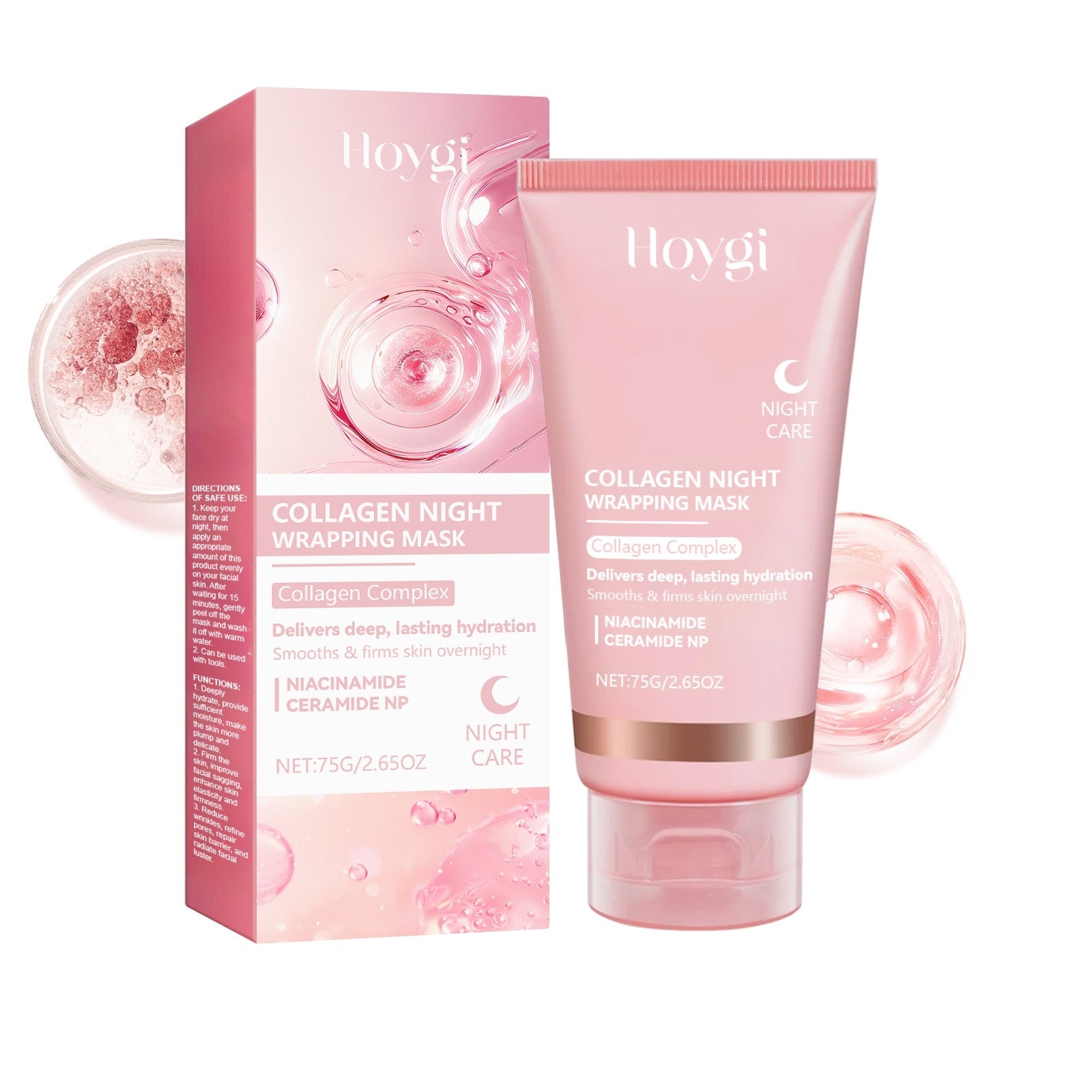 Collagen Light Wrinkle Tearing Facial Mask