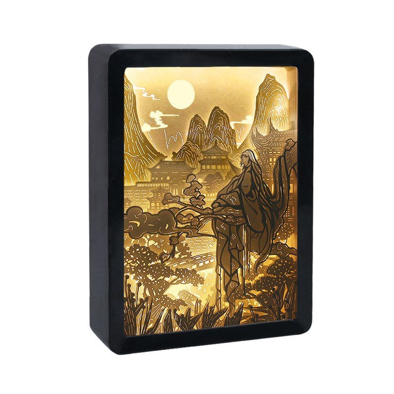 Bedside Decoration Of Bedroom Frame Lamp