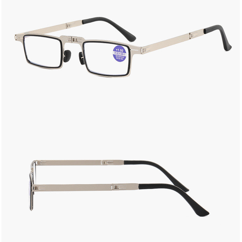 Full-frame Screwless Thin And Light Portable Elderly Presbyopia Glasses