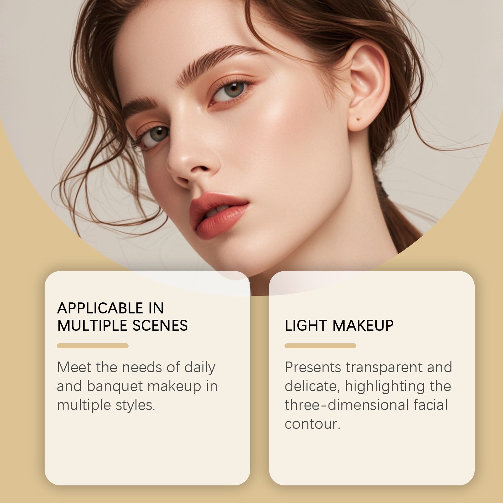 Lightweight Seamless Setting Eyeshadow And Foundation