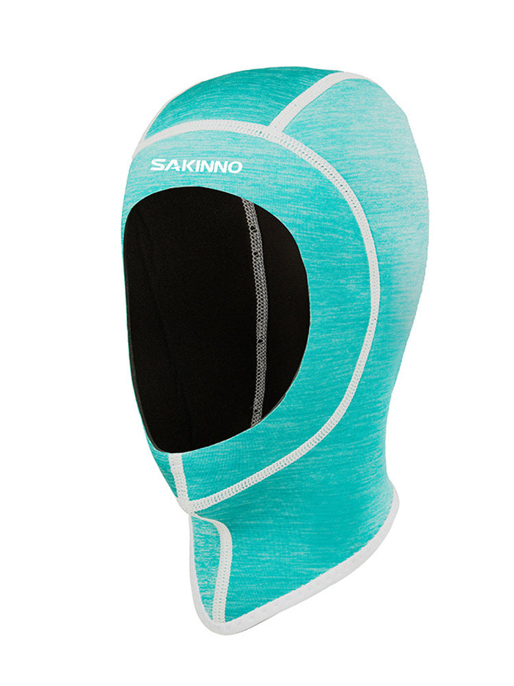 Cagoule de plongée anti-froid et anti-méduse, bonnet de bain épaissi pour le surf et la plongée avec tuba
