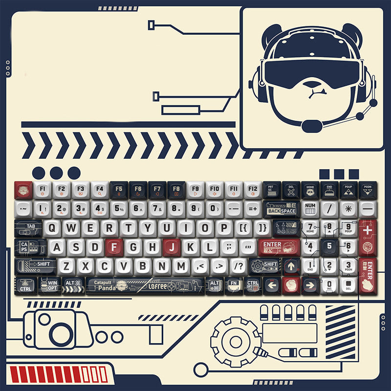 Mechanical Keyboard Original Theme Thermal Sublimation Process Keycaps