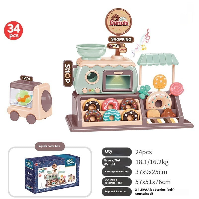 Children's Toy Play House Cashier Coffee Machine Assembly