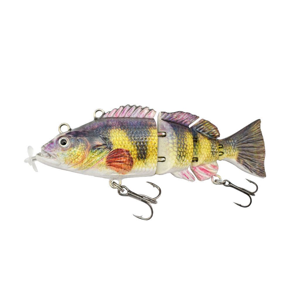 95mm LED Light Automatic Swimming Bait Propeller Multi-section