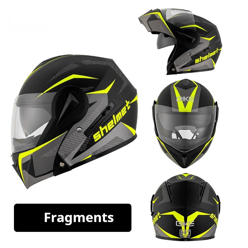 Casque de moto de sécurité hivernal pour hommes et femmes