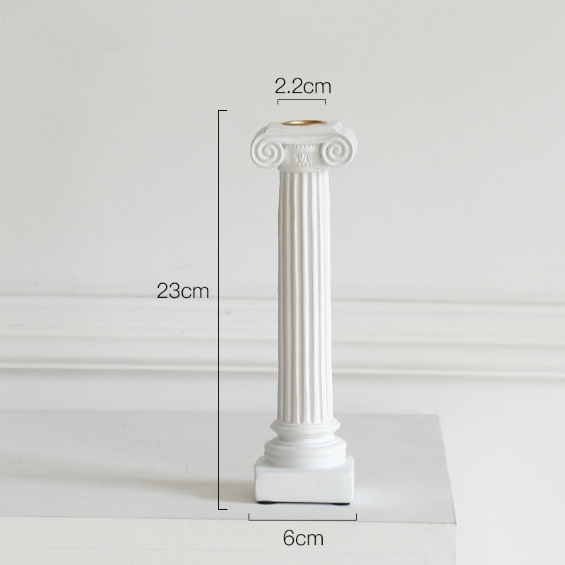 Ancient Greek Ionian Roman Column Aroma Candle Holder