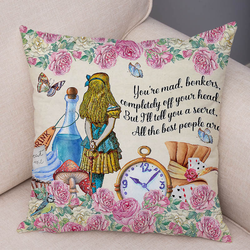 Cartoon Animal Home Sofa Pillow Cushion Cover Digital Printing