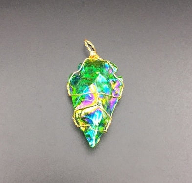 Natural Gemstones Freshly Baked Without Crystal Plating Colorful Rough Stone Pendant