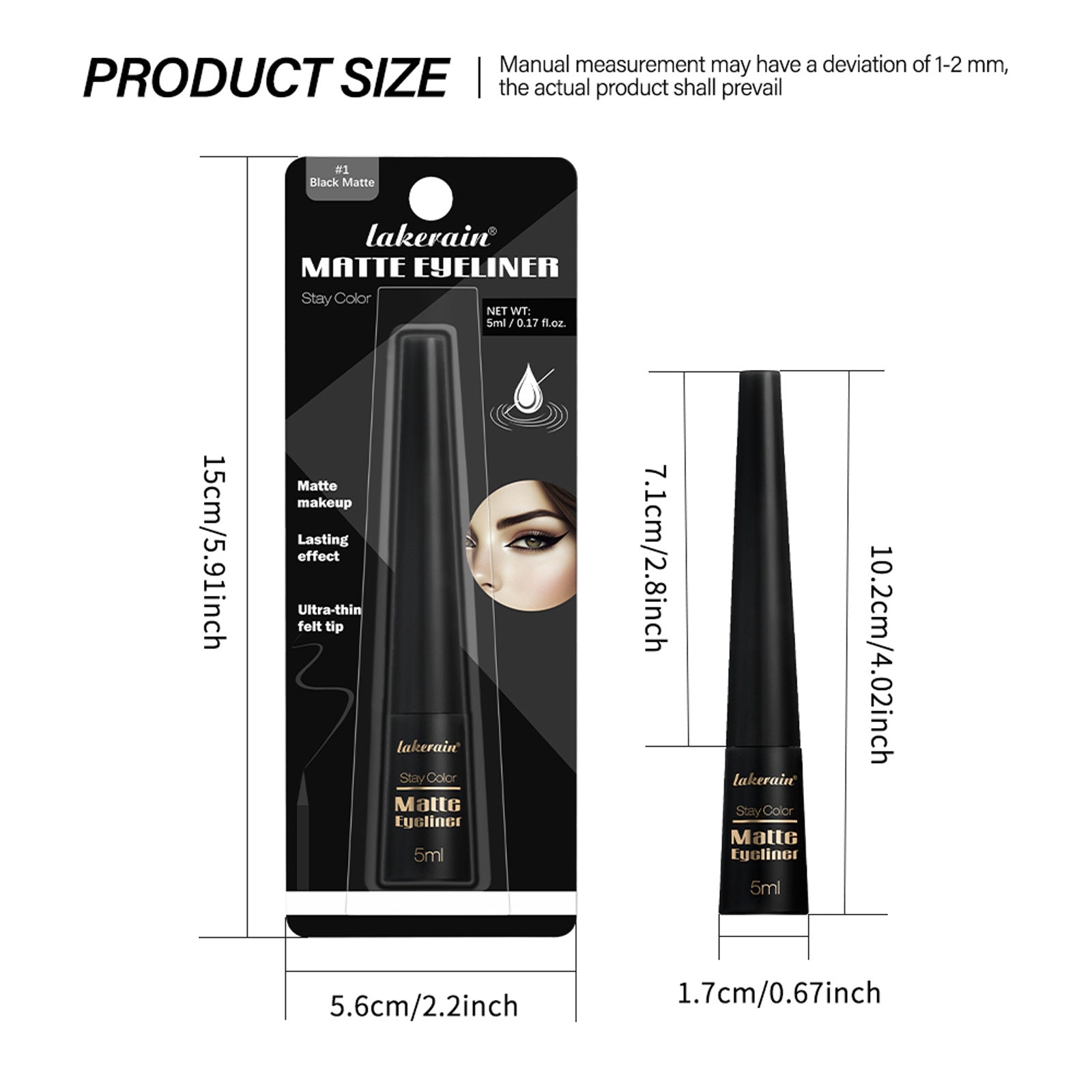 Sweat Resistance Long-lasting Smudge-free Eyeliner