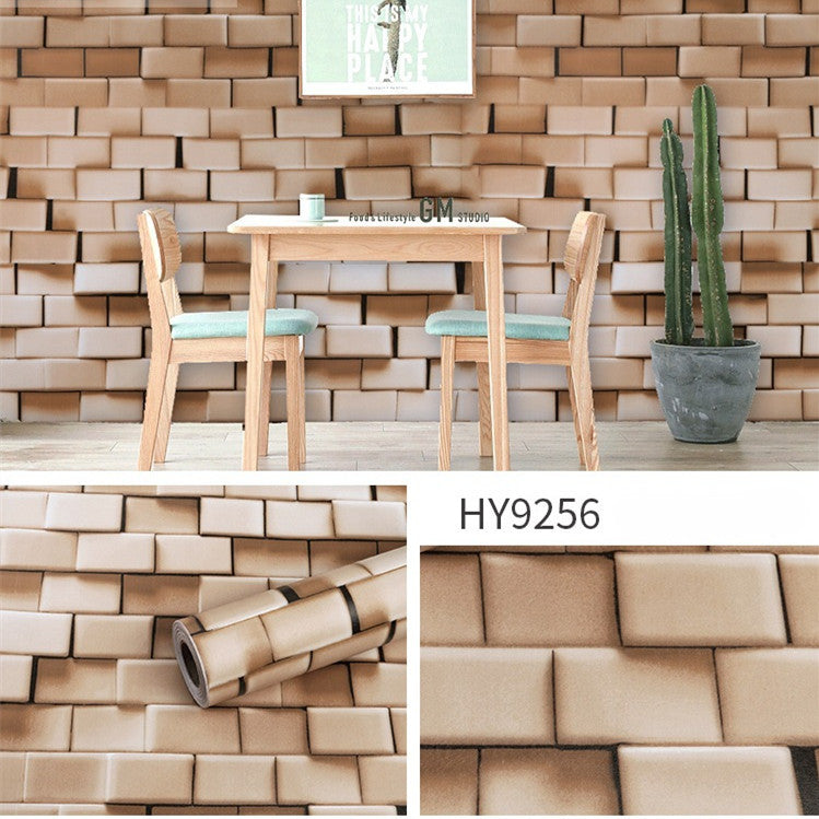 Self-pasted Refurbished Wallpaper Waterproof Three-dimensional Printing